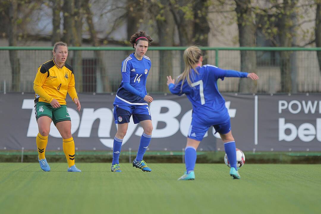 Moterų futbolas: Lietuva – Andora 2:0
