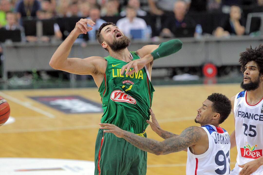 Krepšinio kontrolinės: Lietuva – Prancūzija 96:71