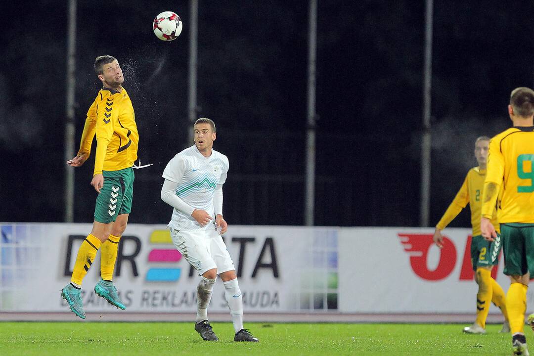 Futbolas [U21] Lietuva – Slovėnija 1:0