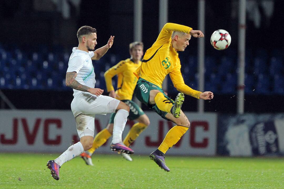 Futbolas [U21] Lietuva – Slovėnija 1:0
