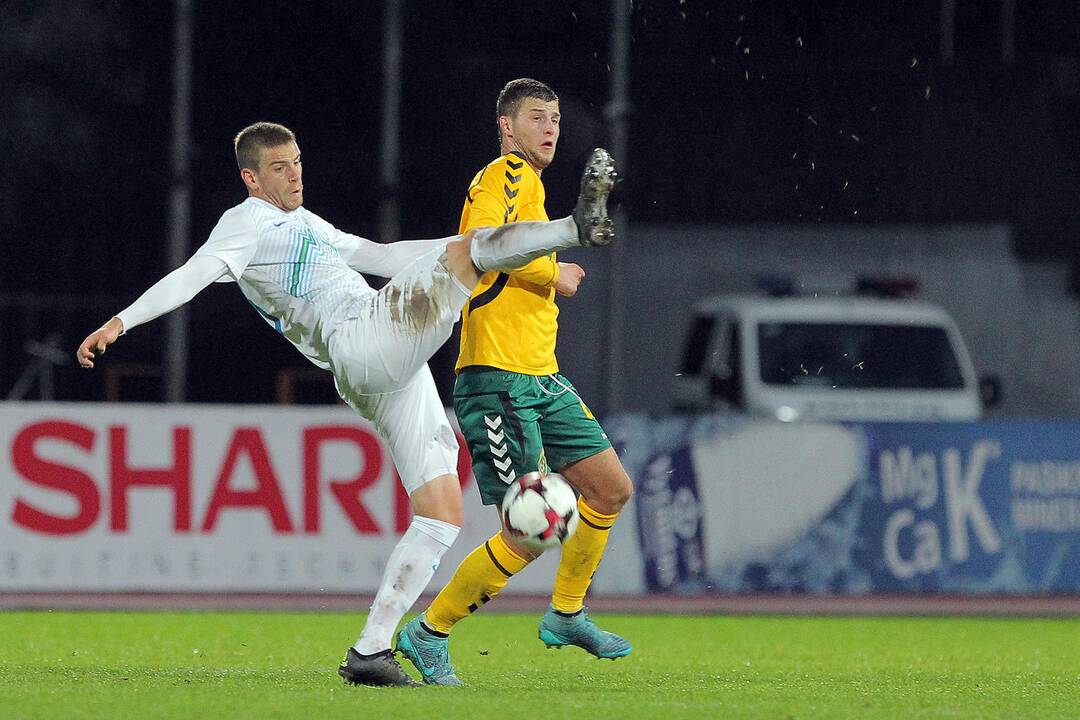 Futbolas [U21] Lietuva – Slovėnija 1:0