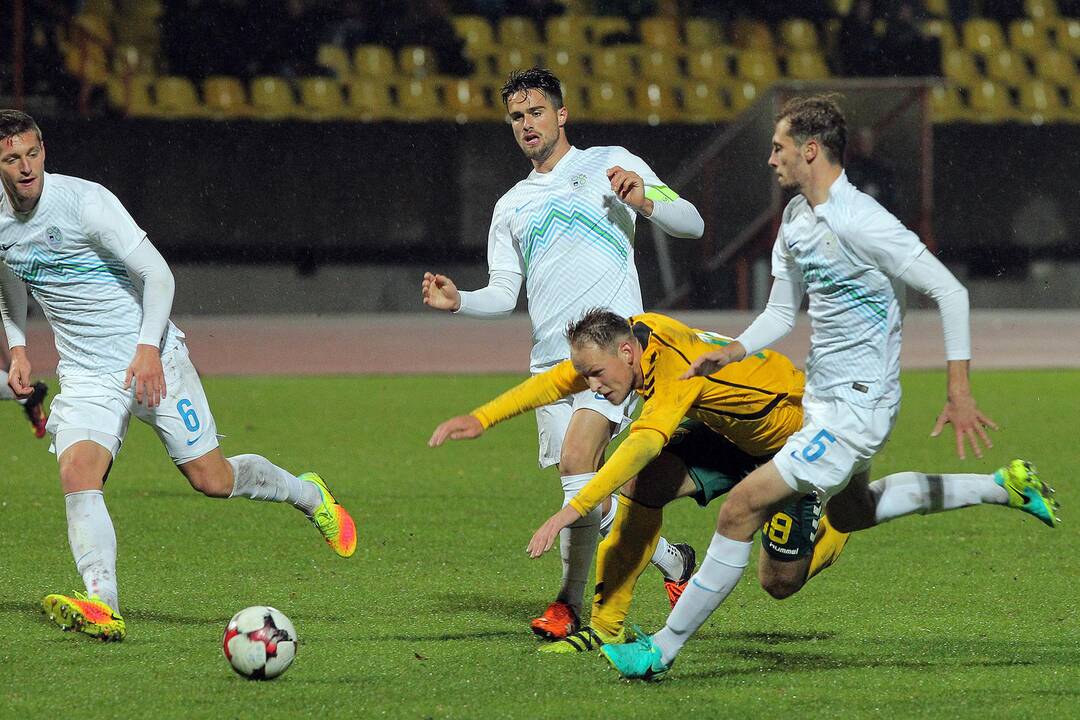 Futbolas [U21] Lietuva – Slovėnija 1:0