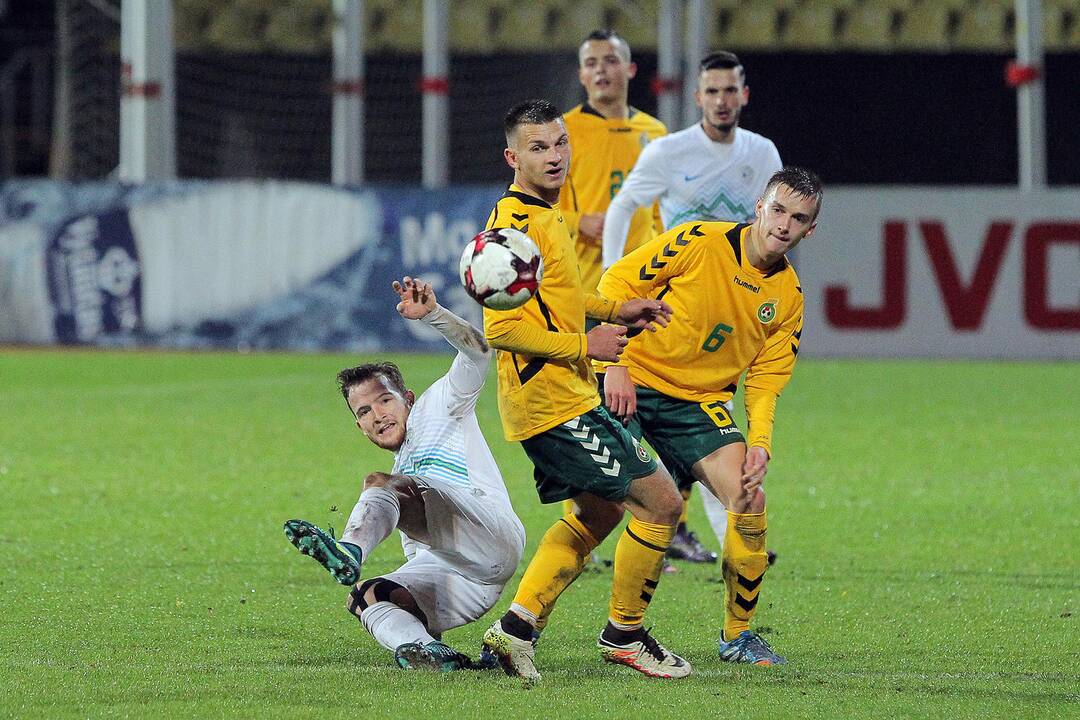 Futbolas [U21] Lietuva – Slovėnija 1:0