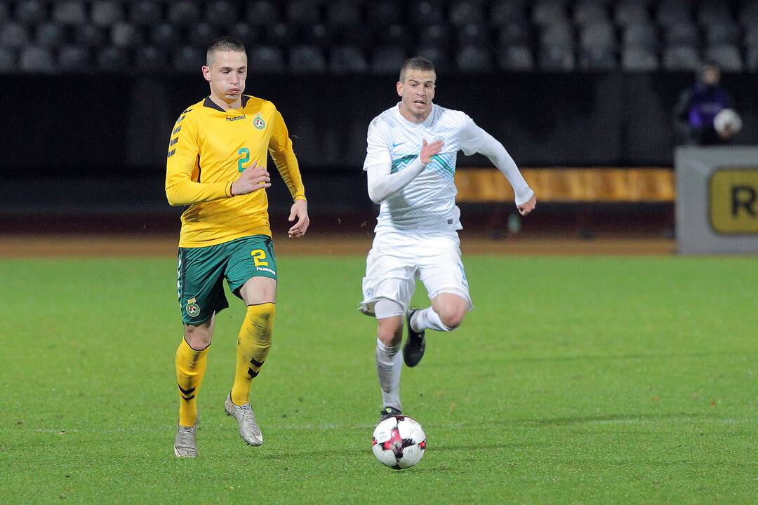 Futbolas [U21] Lietuva – Slovėnija 1:0