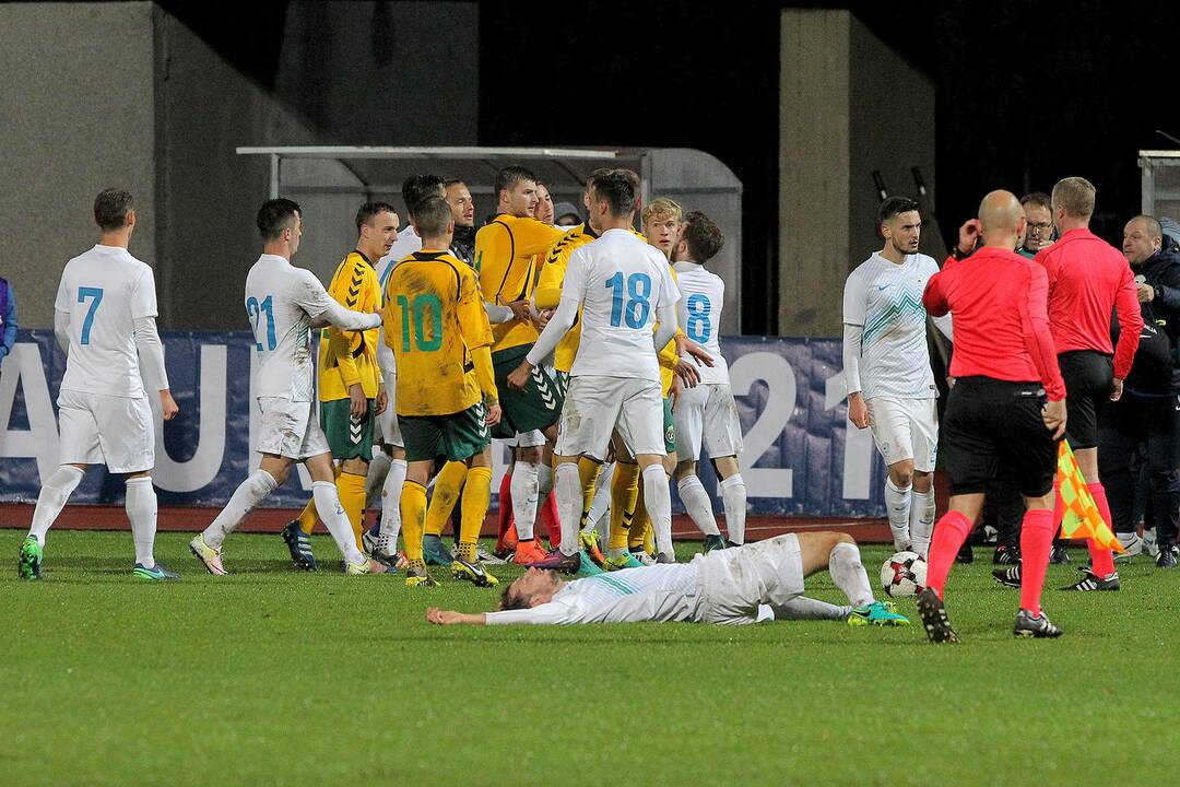 Futbolas [U21] Lietuva – Slovėnija 1:0