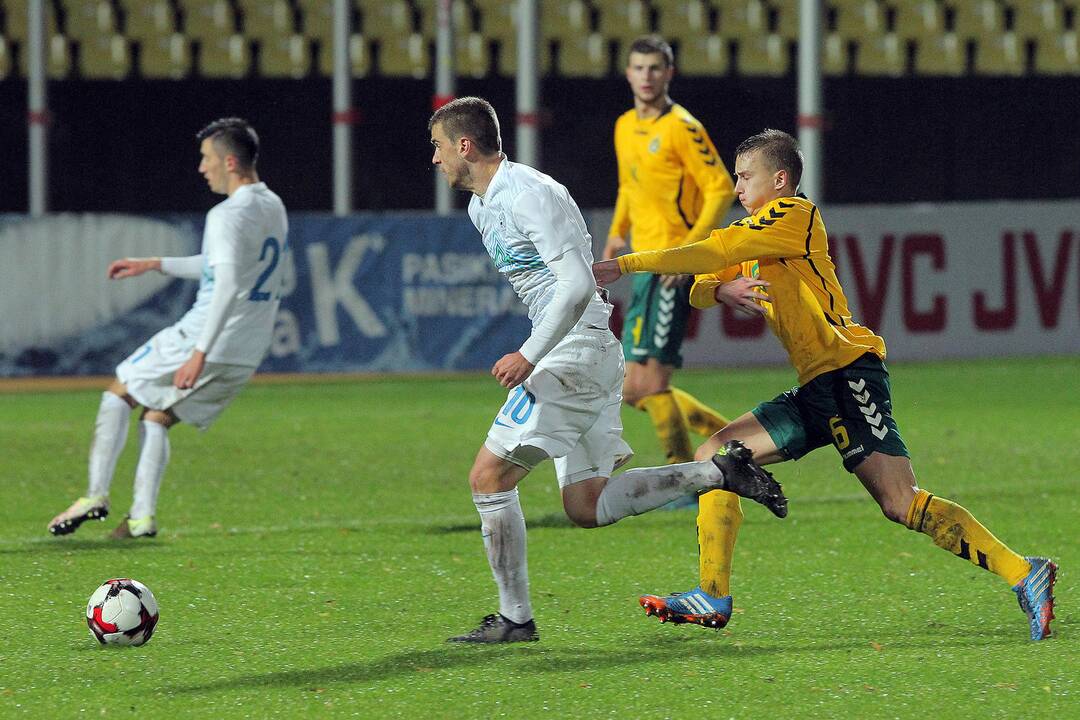 Futbolas [U21] Lietuva – Slovėnija 1:0
