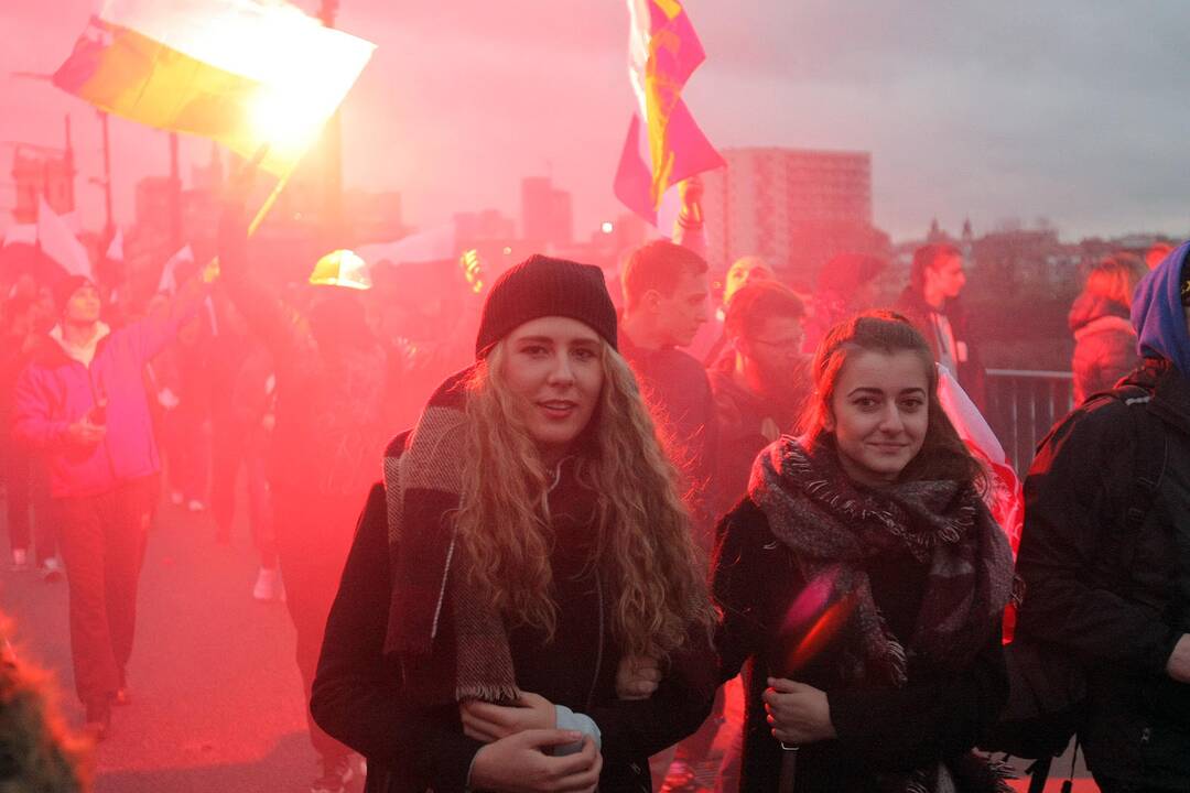 "Nepriklausomybės maršas" Varšuvoje