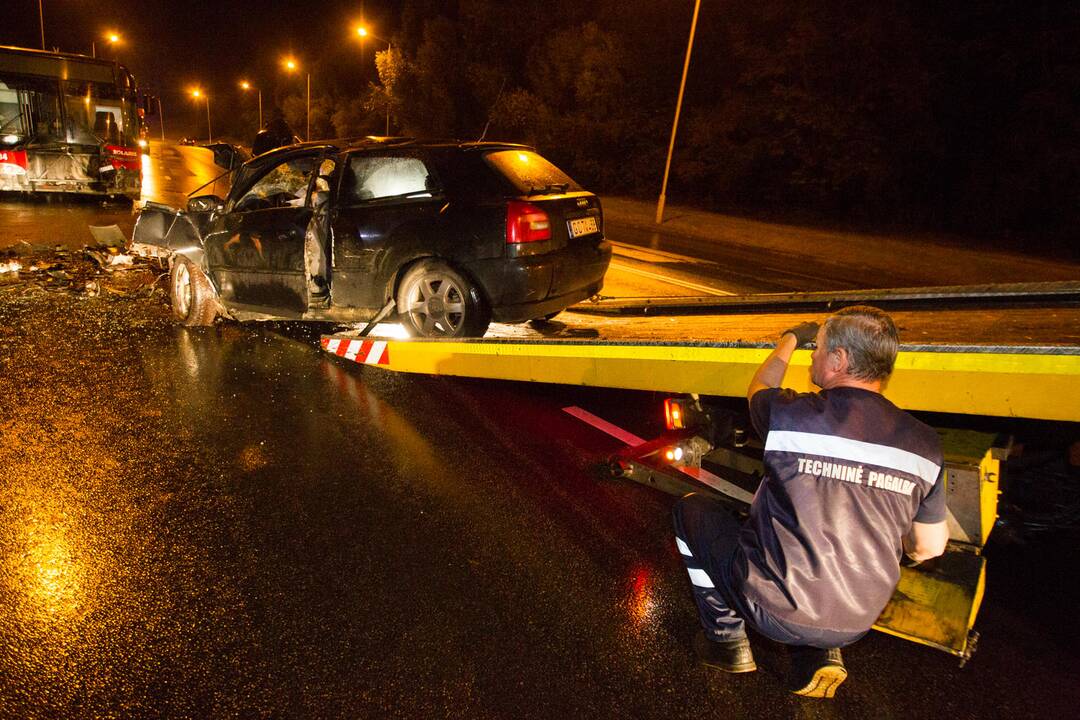 Avarija ant Šiaurės prospekto kalno