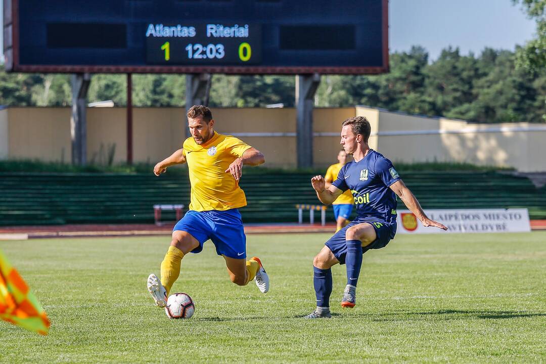 A lyga: Klaipėdos "Atlantas" - Vilniaus "Riteriai" 2:3