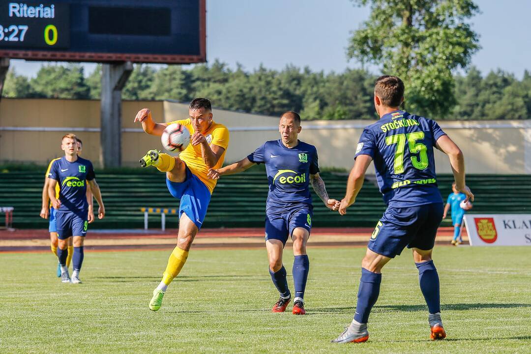 A lyga: Klaipėdos "Atlantas" - Vilniaus "Riteriai" 2:3