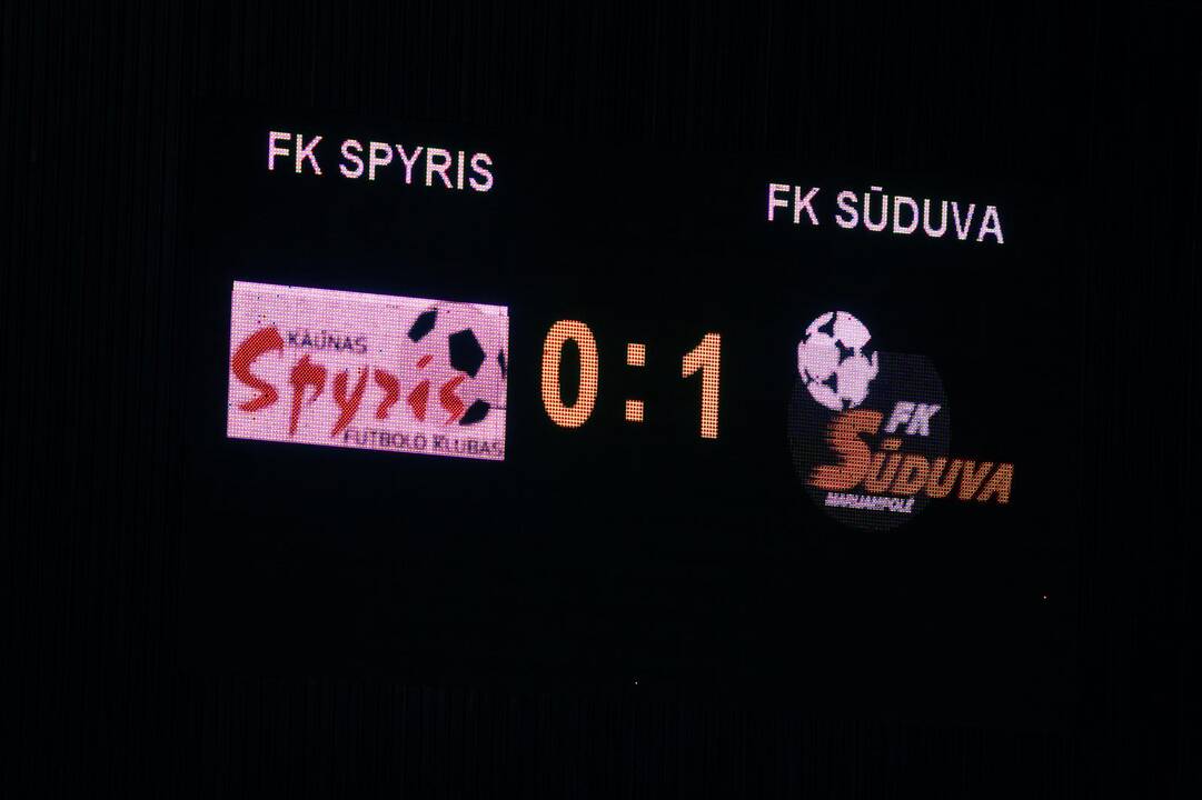 "Spyris" prieš "Sūduvą"