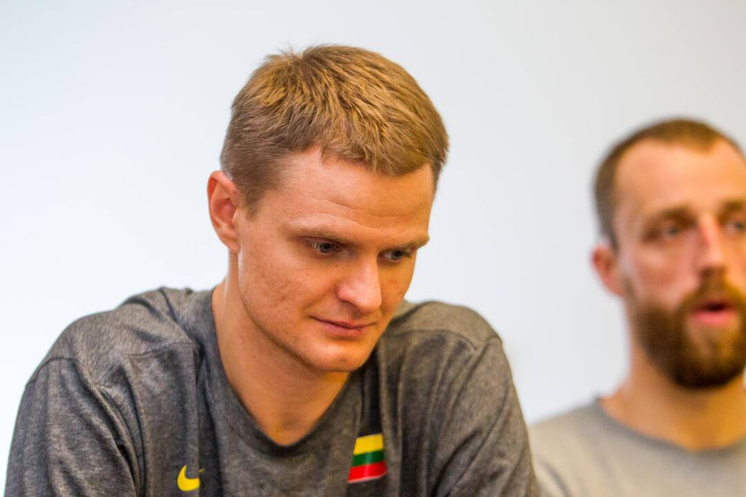 Lietuvos krepšinio rinktinės spaudos konferencija