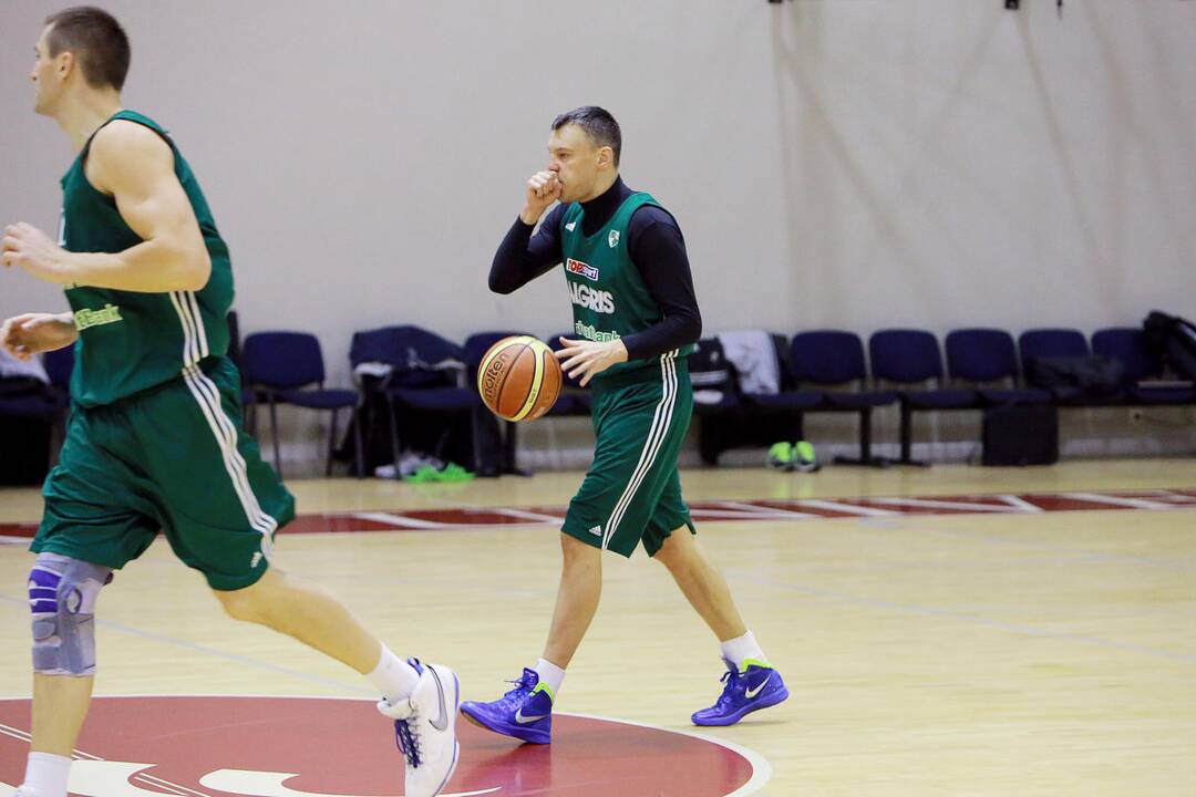 "Žalgirio" treniruotė