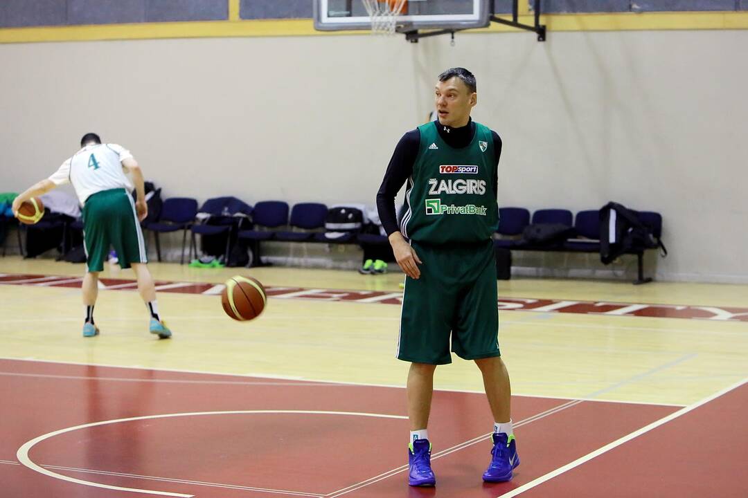 "Žalgirio" treniruotė