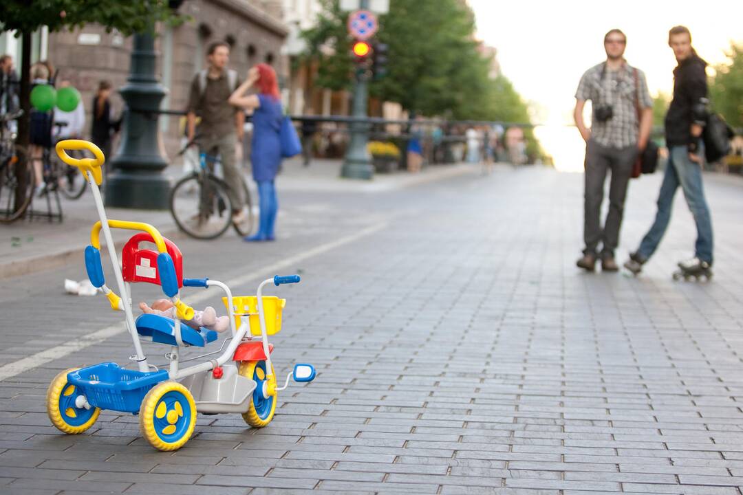 Sostinės Gedimino prospekte – Šeimų eisena