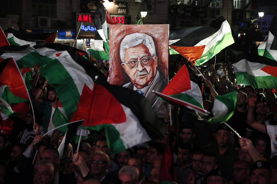 Palestinos vėliava – pirmąkart Jungtinėse Tautose
