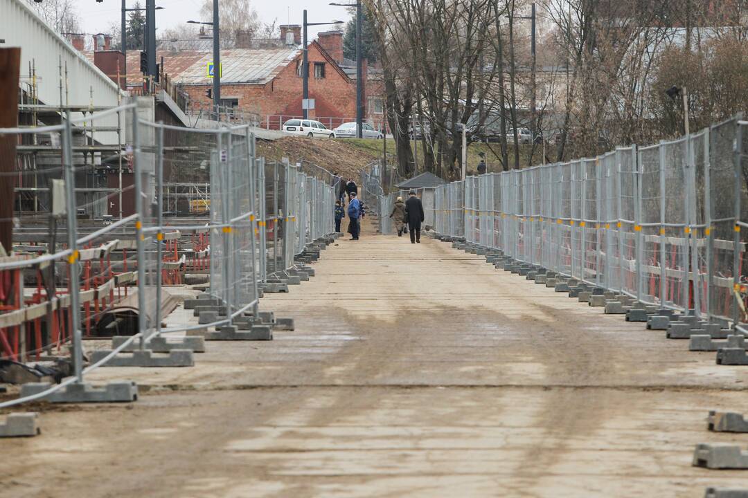 Panemunės tiltas atvertas pėstiesiems