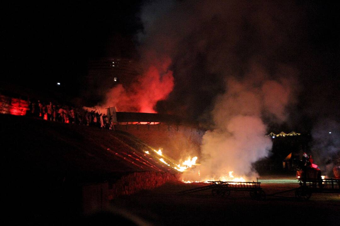 Kauno pilies šturmo inscenizacija