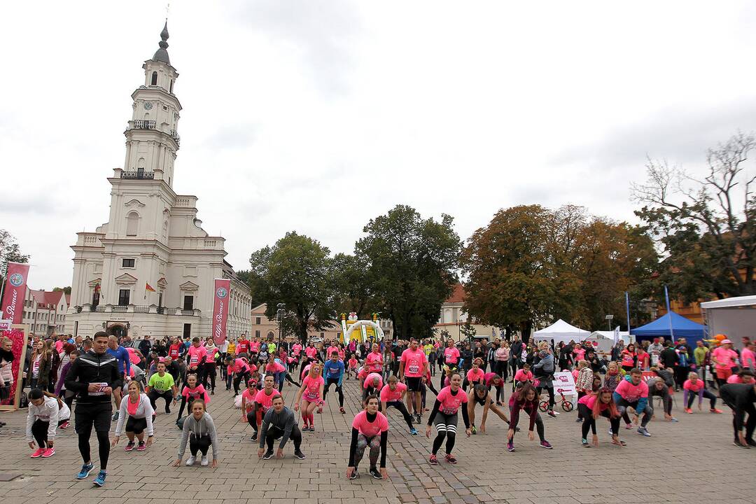 „Pink Run“ bėgimas Kaune