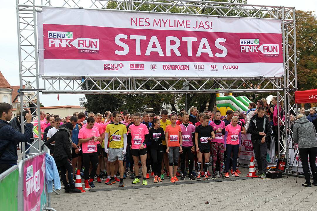 „Pink Run“ bėgimas Kaune