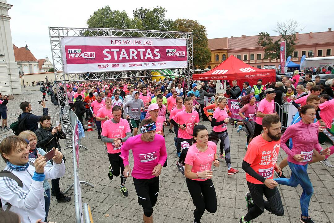 „Pink Run“ bėgimas Kaune