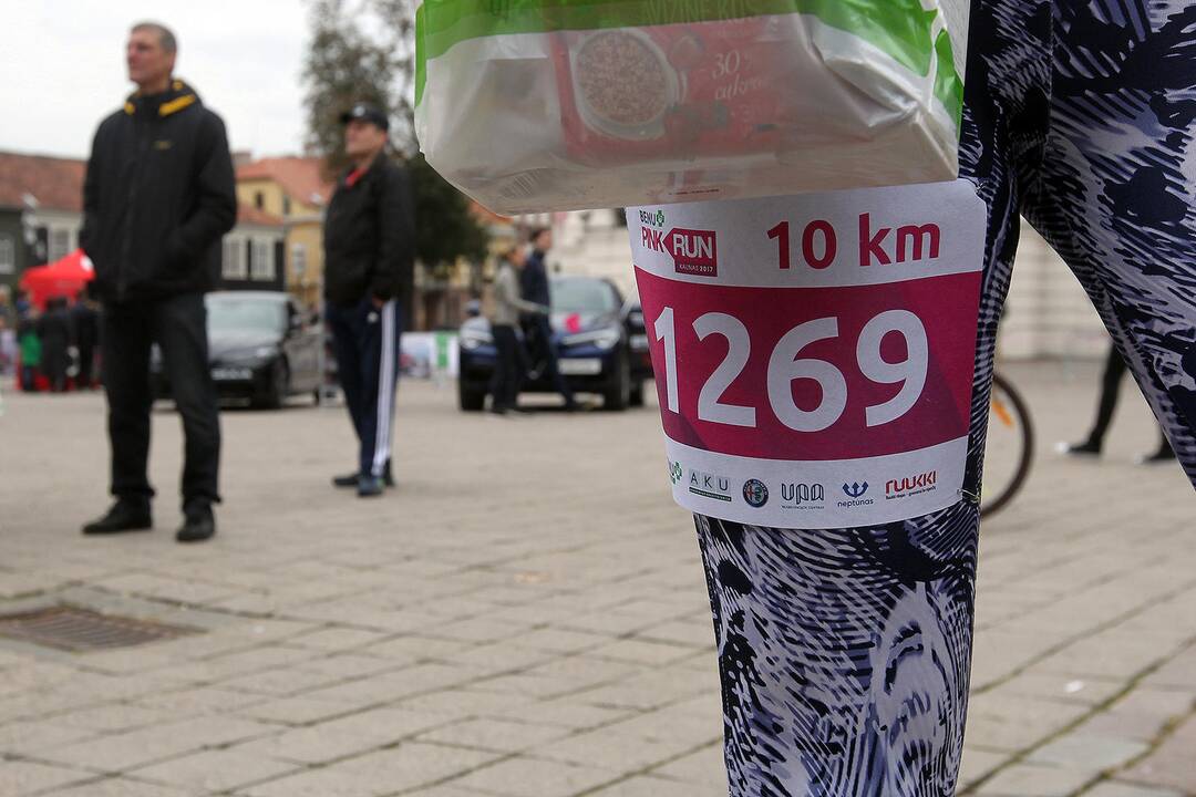 „Pink Run“ bėgimas Kaune