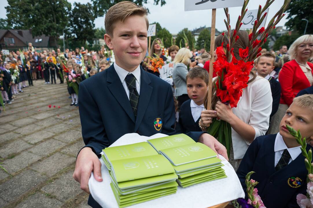 Prezidentė J. Basanavičiaus gimnazijoje