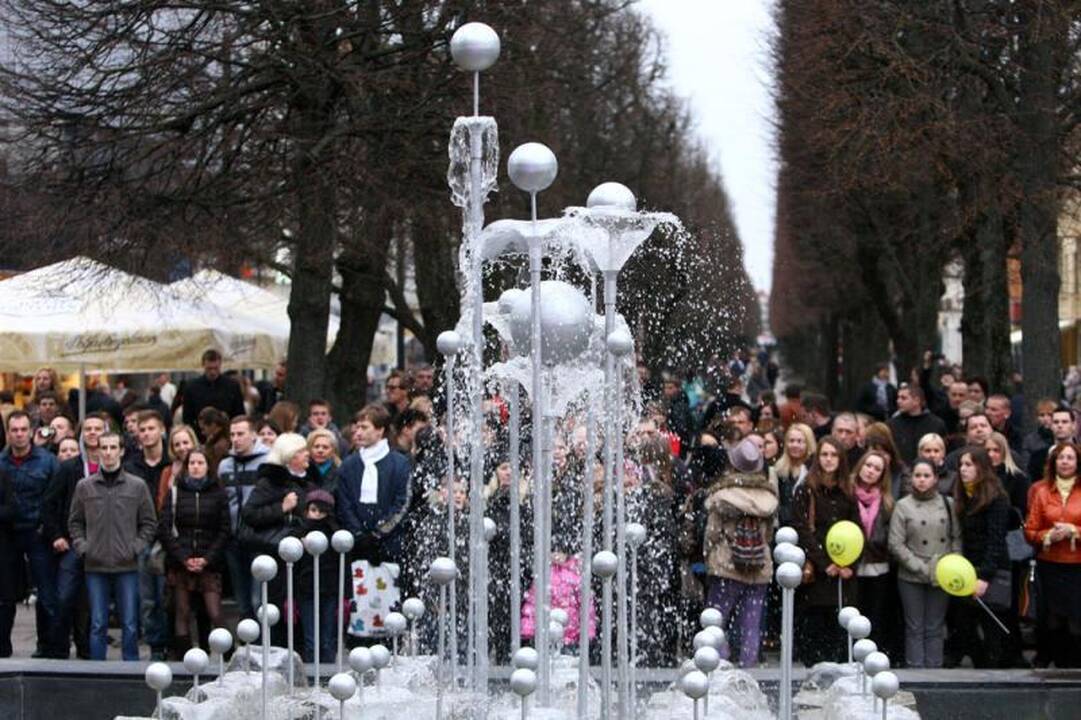 Laisvės alėjoje paskelbta vasaros pradžia