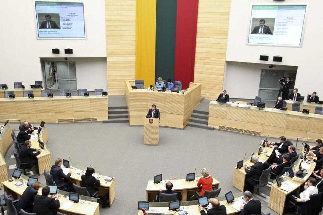 Seimo pirmininku išrinktas V. Gedvilas, paaiškėjo jo pavaduotojai