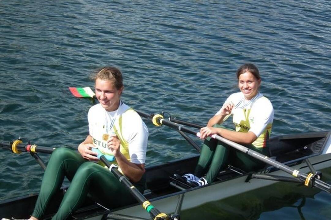 I.Adomavičiūtė ir M.Valčiukaitė - Europos jaunių irklavimo čempionės