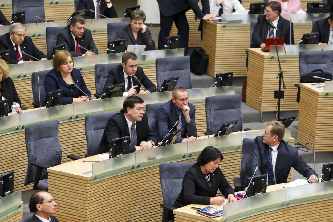 Seimo pirmininku išrinktas V. Gedvilas, paaiškėjo jo pavaduotojai