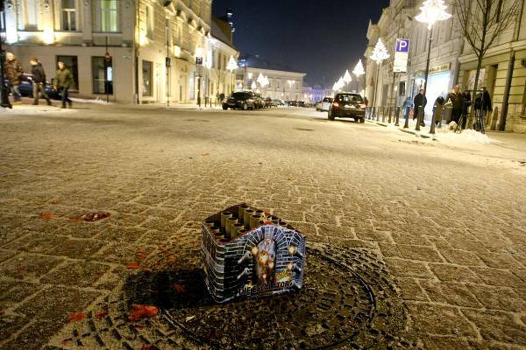 Vilnius Naujuosius metus sutiko su trenksmu 