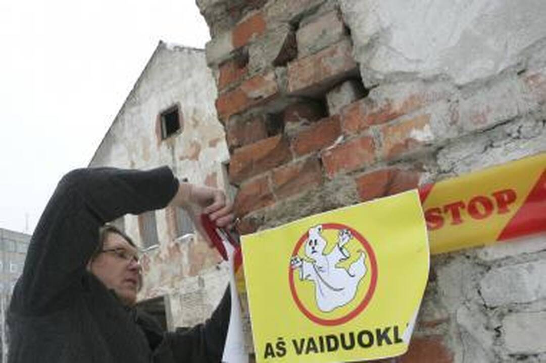 Į apleistus pastatus nusitaikė akcija „Aš vaiduoklis“