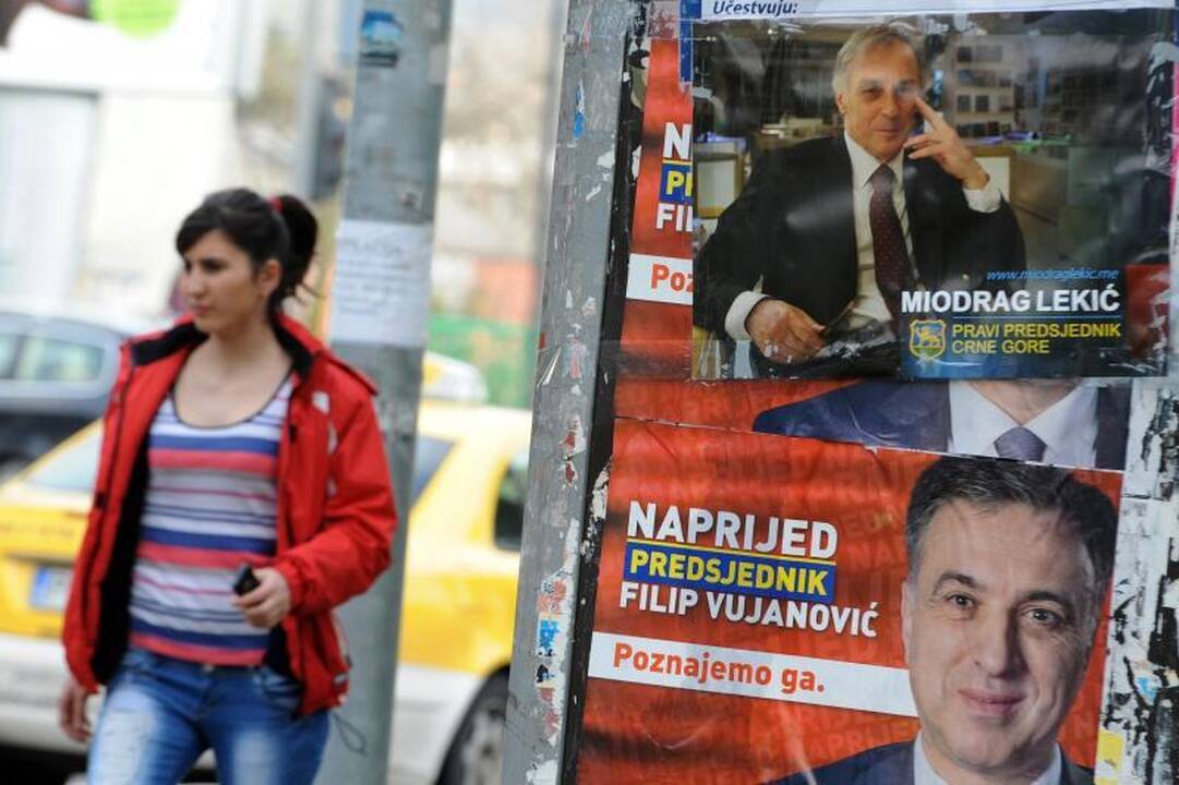 Juodkalnijos prezidento rinkimus turėtų laimėti dabartinis prezidentas