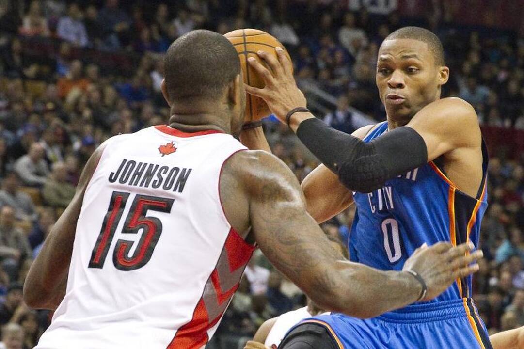 Be lietuvių žaidusi „Raptors“ neatlaikė Oklahomos uragano