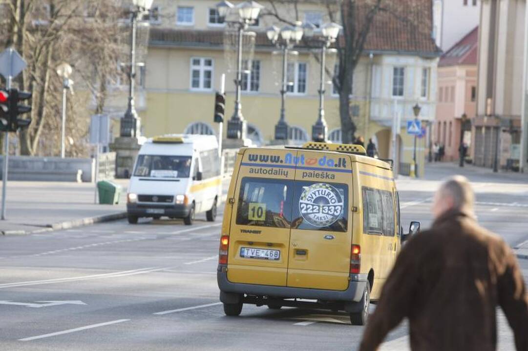 Nuo liepos 1-osios Vilniaus centre nebevažinės mikroautobusai