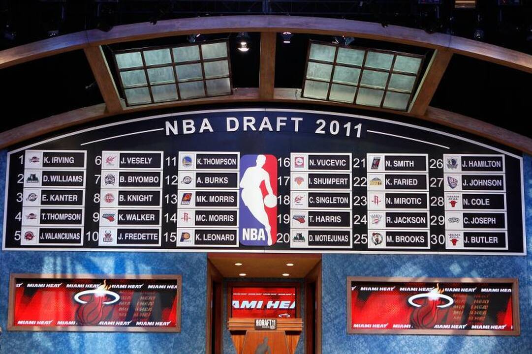 NBA naujokų birža: J.Valančiūnas ir D.Motiejūnas pateko į TOP-20
