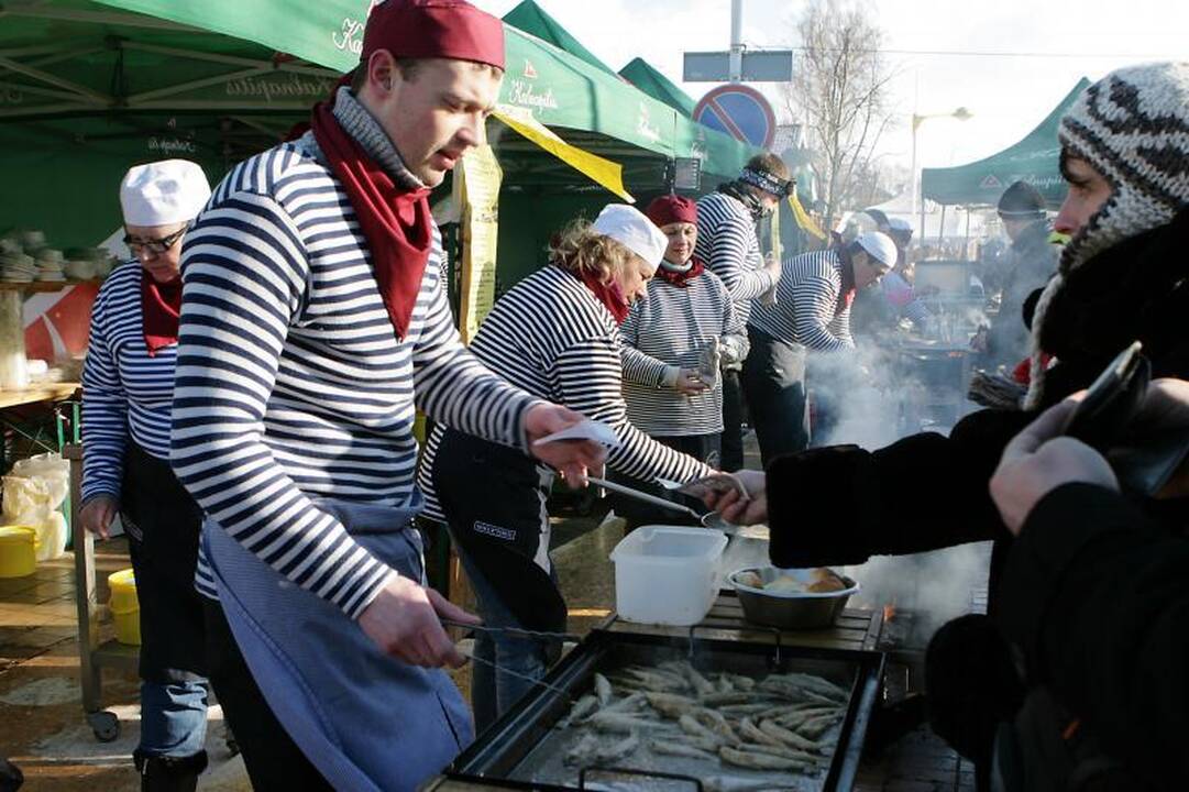 Palanga stintų atsargas kaupia šventei   