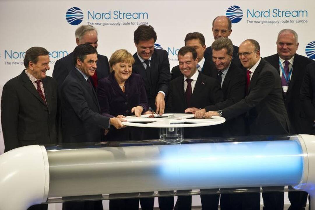 Dujotiekis „Nord Stream“ atiduotas naudoti 
