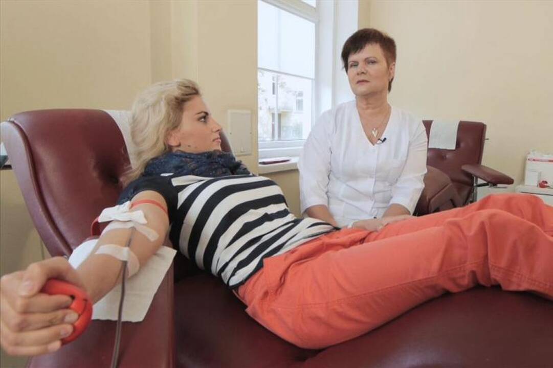 Naujas televizijos veidas G. Laškaitė viešai tapo kraujo donore