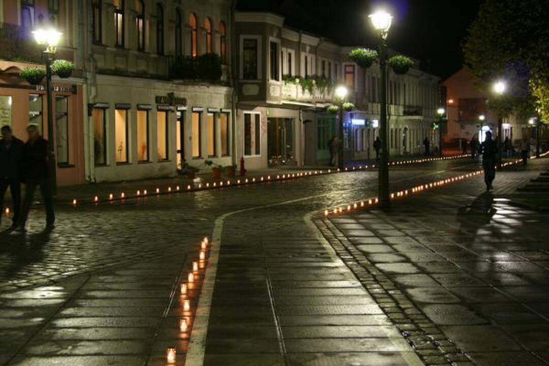 Tūkstančiai žvakelių vėl nušvies Kauno senamiestį