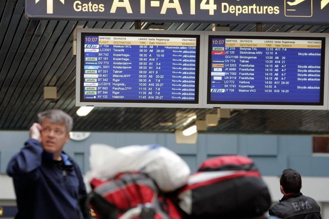  Į Turkiją lėktuvas iš Vilniaus išskrido vėluodamas beveik 9 valandas