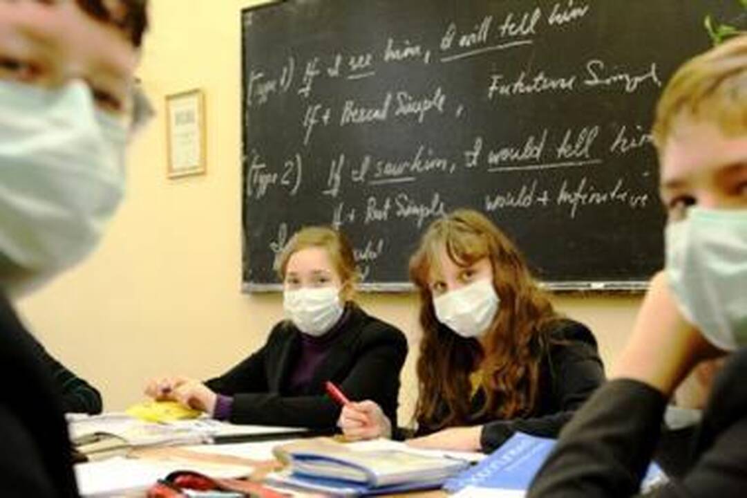 Dėl gripo tuštėja universitetų auditorijos