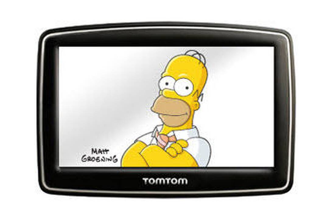 Navigacijos prietaisuose - Homerio Simpsono balsas