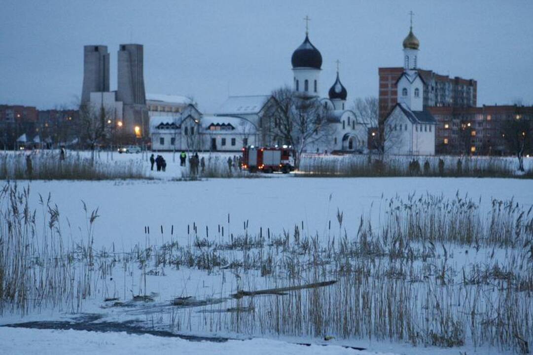 Klaipėdoje į tvenkinį įkrito du vaikai  