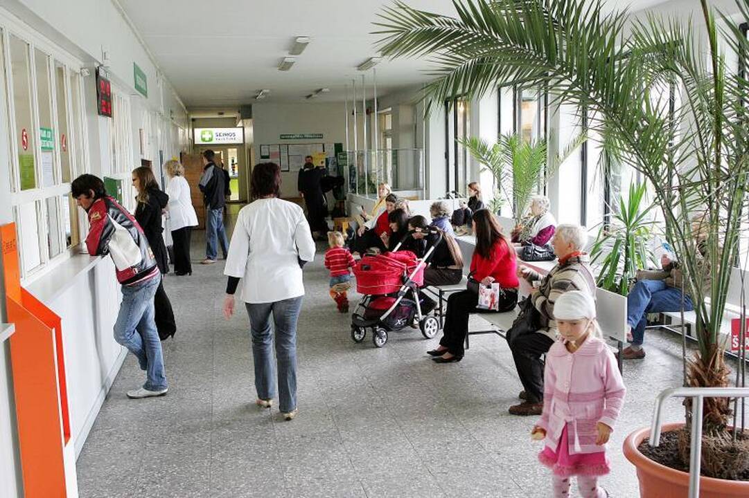 Kauno poliklinikose moksleivių šturmo nėra