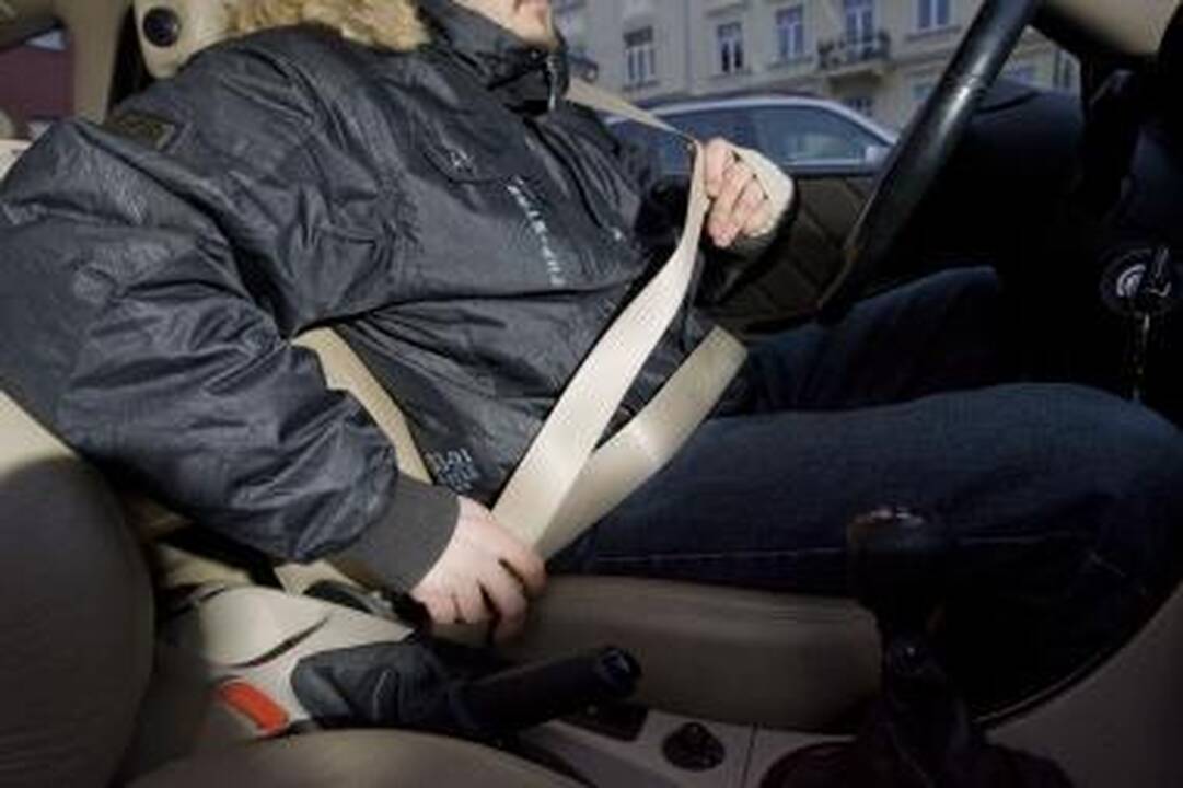 Klaipėdiečiai dažniausiai nesegi saugos diržų