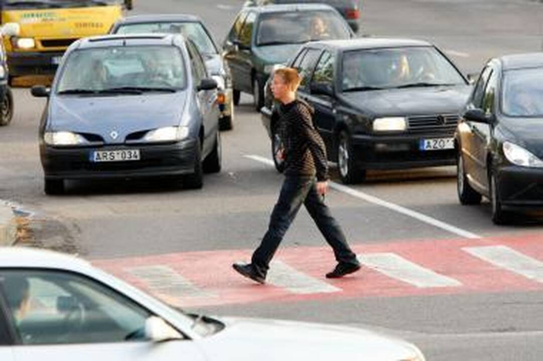 Gatvėse nukentėjo vienas pėsčiasis  