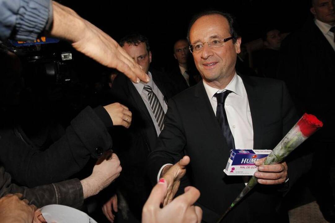 F.Hollande'as prezidento rinkimuose surinko 51,62 proc. balsų