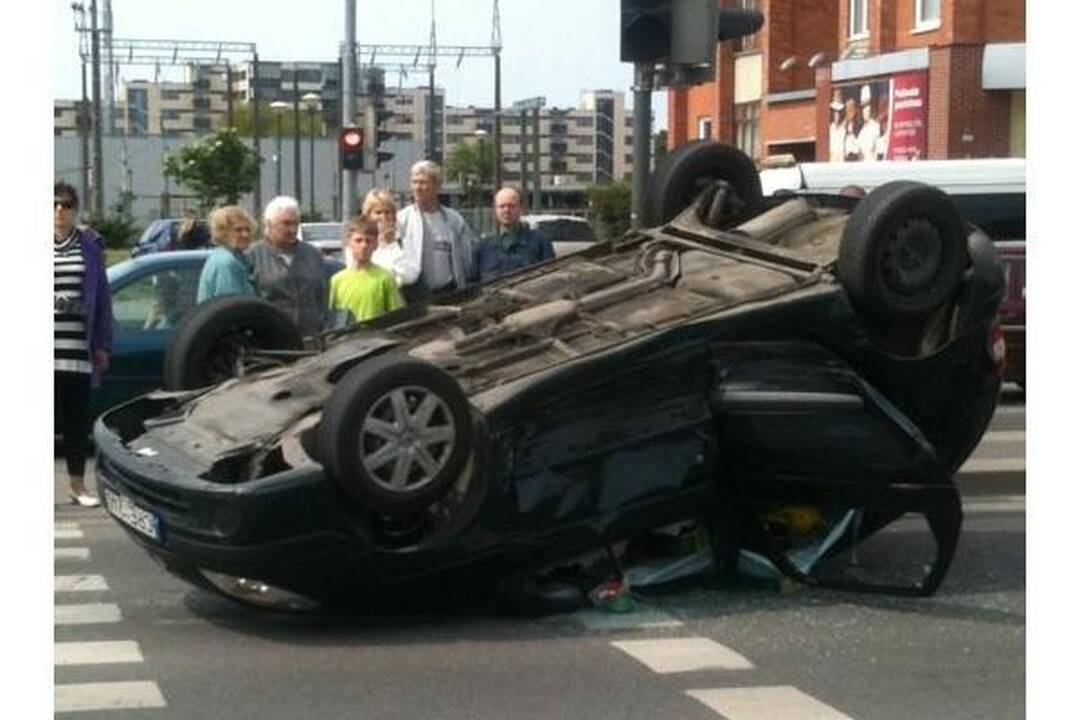 Prie "Akropolio" Klaipėdoje – kraupi avarija